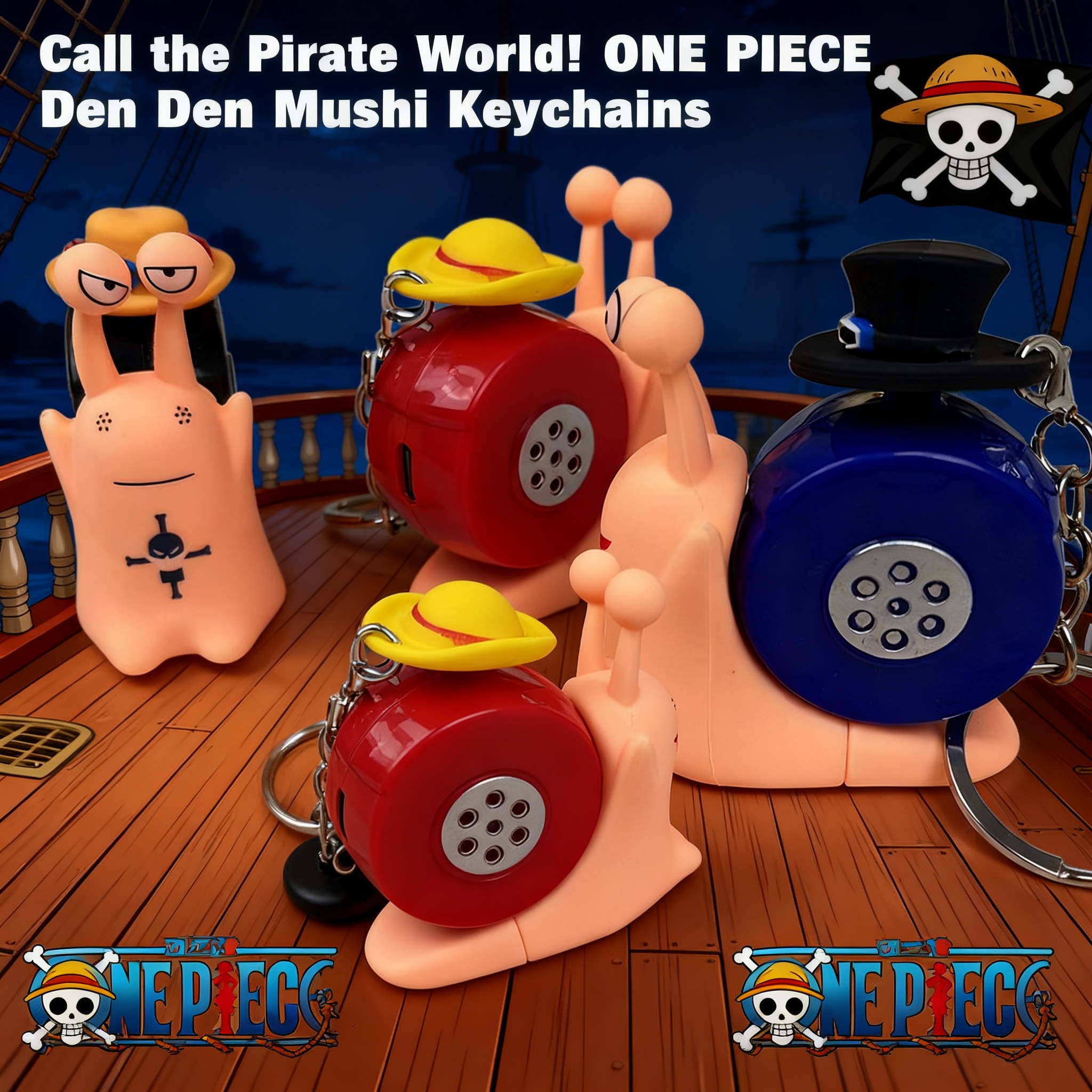 Kids Toys Usa - Anime One Piece Den Den Mushi