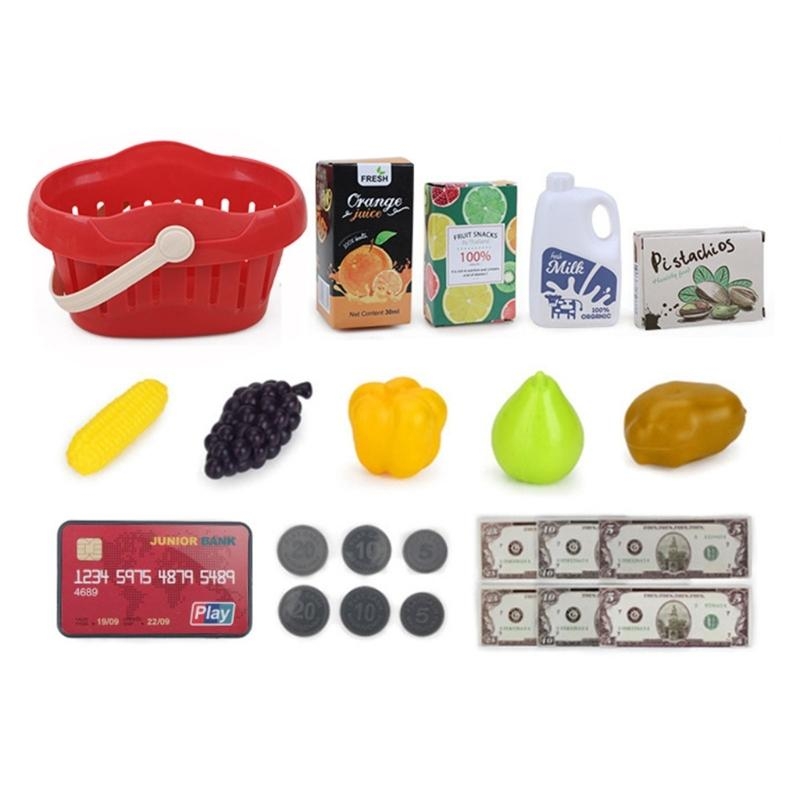 Toy Cash Register - Playcashier Register For Kids Supermarket Cash