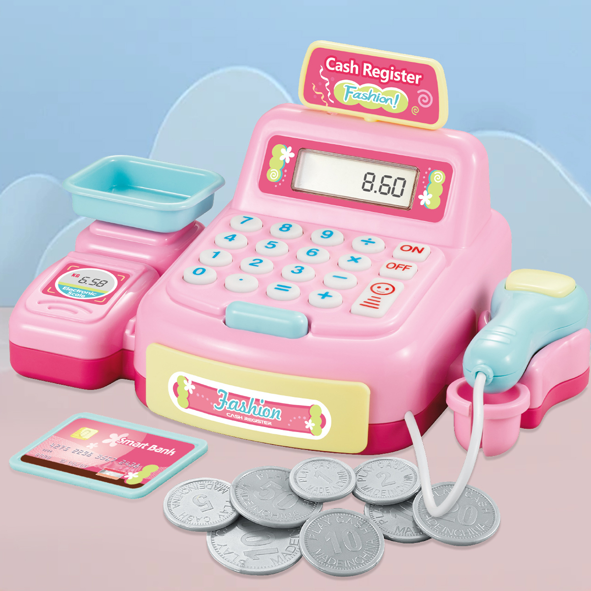 Toy Cash Register - Supermarket Calculator Cash Register Toy Cash