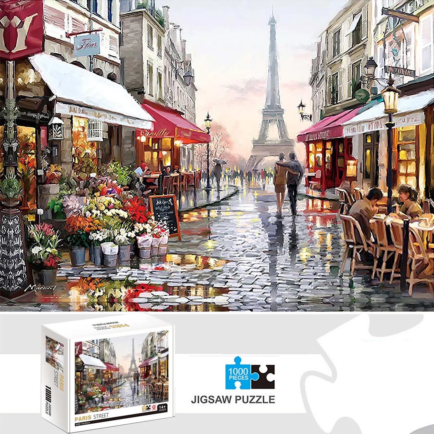 1000 Pieces Paris street Jigsa - Kids Toys Paris บทวิจารณ์และราคา