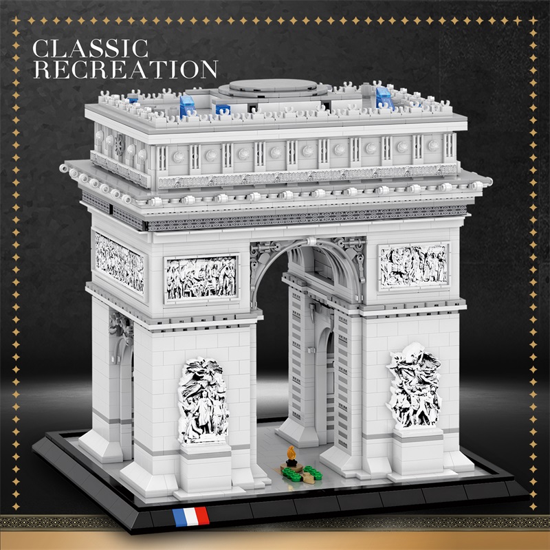 3381PCS Arc de Triomphe Model  - Kids Toys Paris บทวิจารณ์และราคา