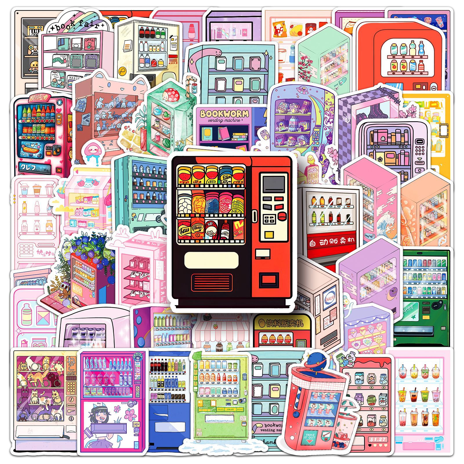 50Pcs vending machine graffiti - Kids Toys Vending Machine บทวิจารณ์และราคา