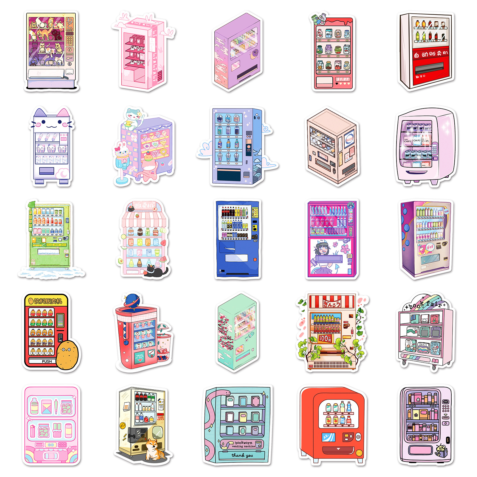 50Pcs vending machine graffiti - Kids Toys Vending Machine บทวิจารณ์และราคา