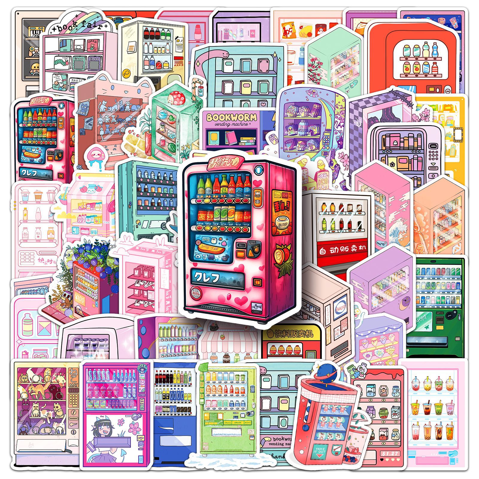 50Pcs vending machine graffiti - Kids Toys Vending Machine บทวิจารณ์และราคา