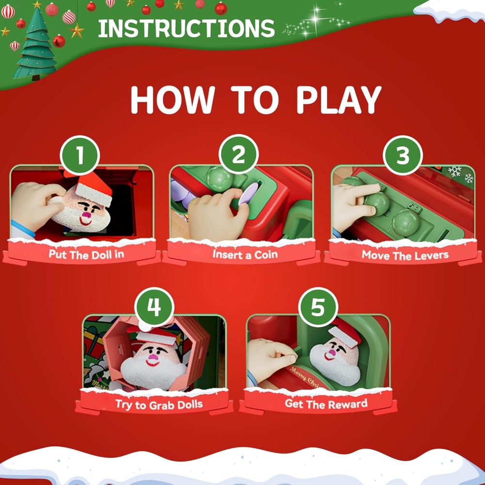 Christmas Claw Machine For Kid - Kids Toys Vending Machine บทวิจารณ์และราคา