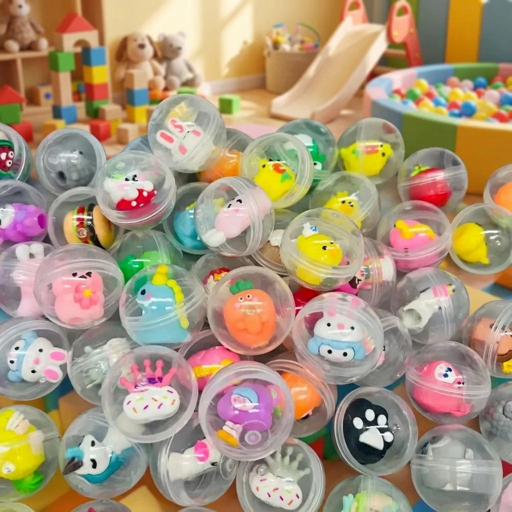 30 Pcs 32mm Transparent Eggshe - Kids Toys Bag บทวิจารณ์และราคา