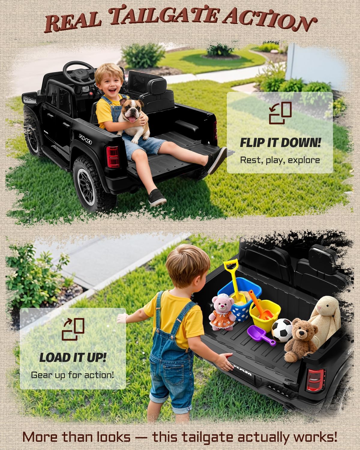 First Ride On 24V Ride on Toys - Kids Toys Big W บทวิจารณ์และราคา