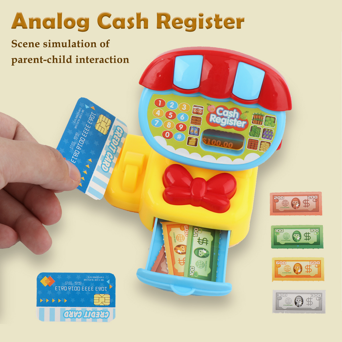 Cash Register Toys Play Calcul - Toy Cash Register บทวิจารณ์และราคา
