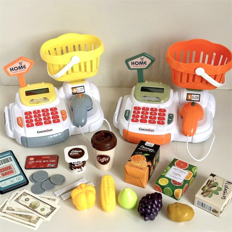 Cashier Toy Cash Register Play - Toy Cash Register บทวิจารณ์และราคา