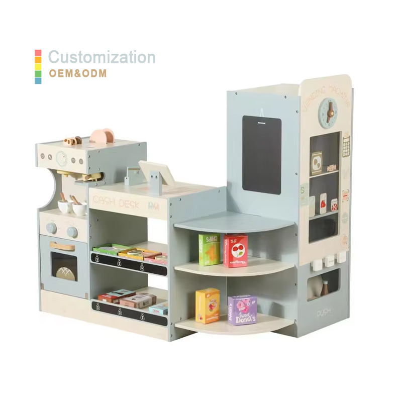 Kids Wooden Grocery Store Play - Toy Cash Register บทวิจารณ์และราคา