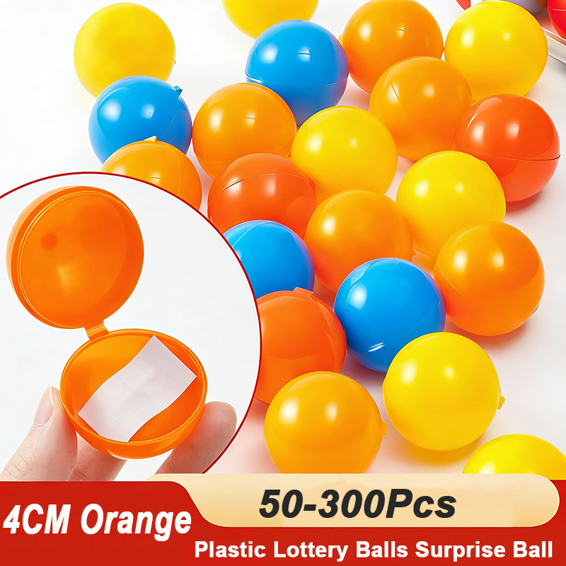 100-500Pcs 4CM Orange Plastic  - Kids Toys Vending Machine บทวิจารณ์และราคา