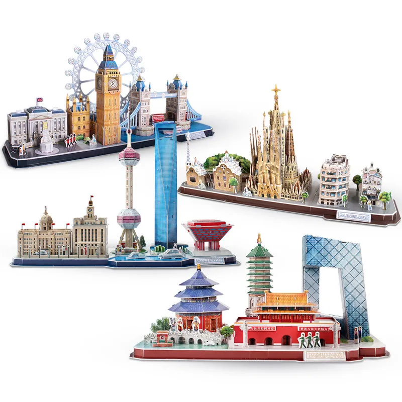 3D Puzzle Game DIY Toy Paper M - Kids Toys Paris บทวิจารณ์และราคา