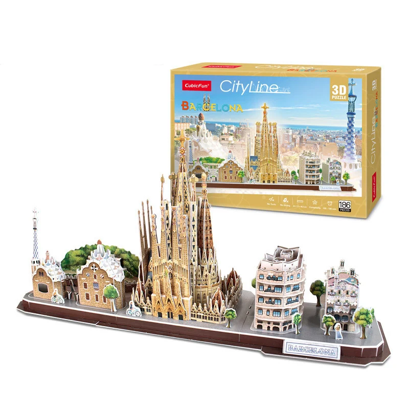 3D Puzzle Game DIY Toy Paper M - Kids Toys Paris บทวิจารณ์และราคา