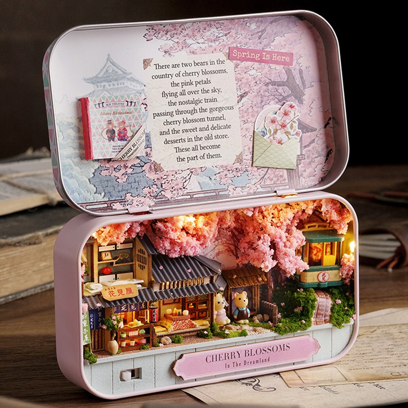 DIY Miniature Tin Box Theater  - Kids Toys Paris บทวิจารณ์และราคา