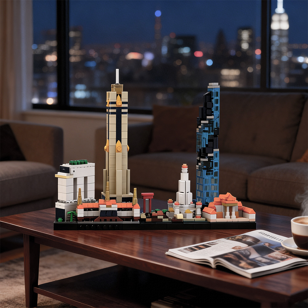 Gobricks MOC Bangkok Skyline B - Kids Toys Bangkok บทวิจารณ์และราคา