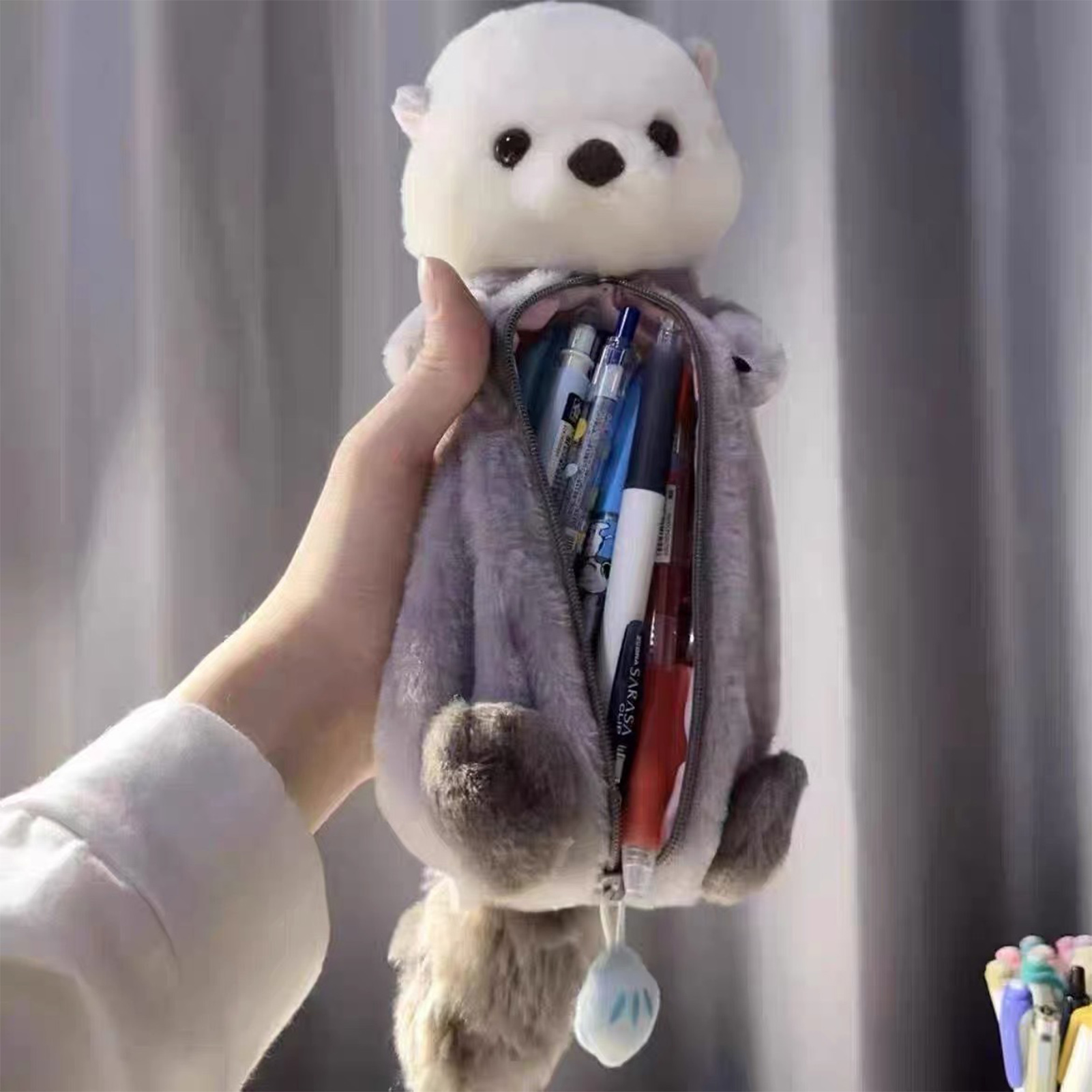 Creative Plush Toy Pencil Case - Kids Toys Bag บทวิจารณ์และราคา