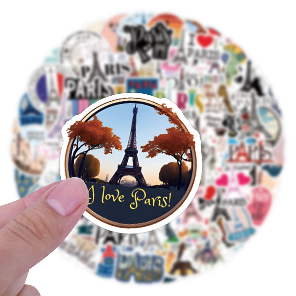 110PCSFrance Paris Stickers Tr - Kids Toys Paris บทวิจารณ์และราคา