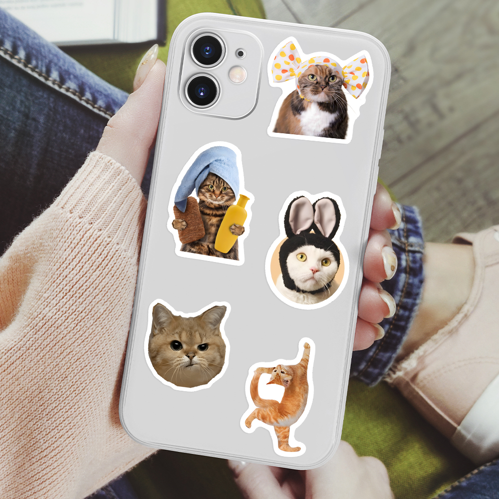 Funny Cat Clipart Stickers Kid - Kids Toys Clipart บทวิจารณ์และราคา