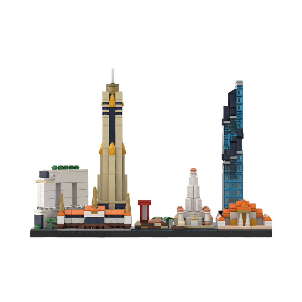 Gobricks MOC Bangkok Skyline B - Kids Toys Bangkok บทวิจารณ์และราคา