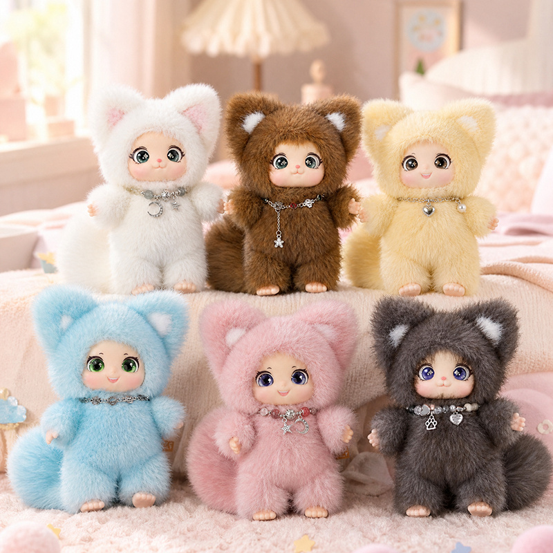 18cm New Cute Family Fox Plush - Kids Toys Bag บทวิจารณ์และราคา