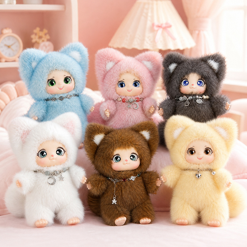18cm New Cute Family Fox Plush - Kids Toys Bag บทวิจารณ์และราคา