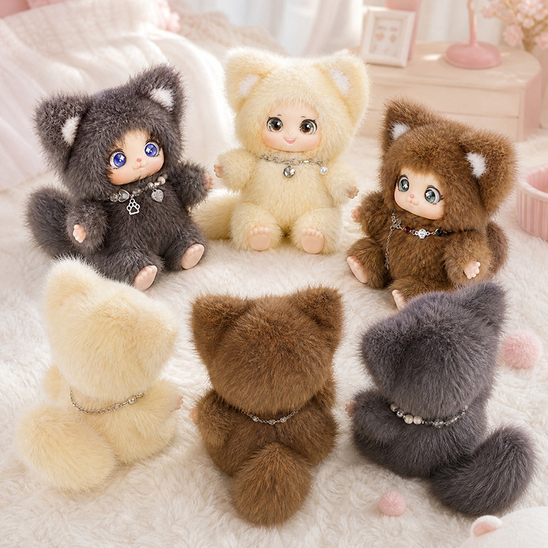 18cm New Cute Family Fox Plush - Kids Toys Bag บทวิจารณ์และราคา