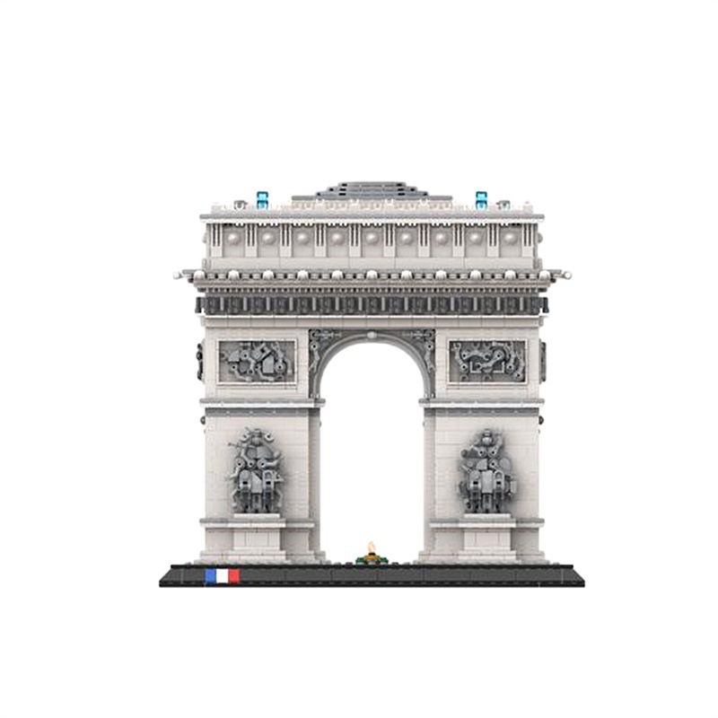 4445PCS Arc de Triomphe Model  - Kids Toys Paris บทวิจารณ์และราคา