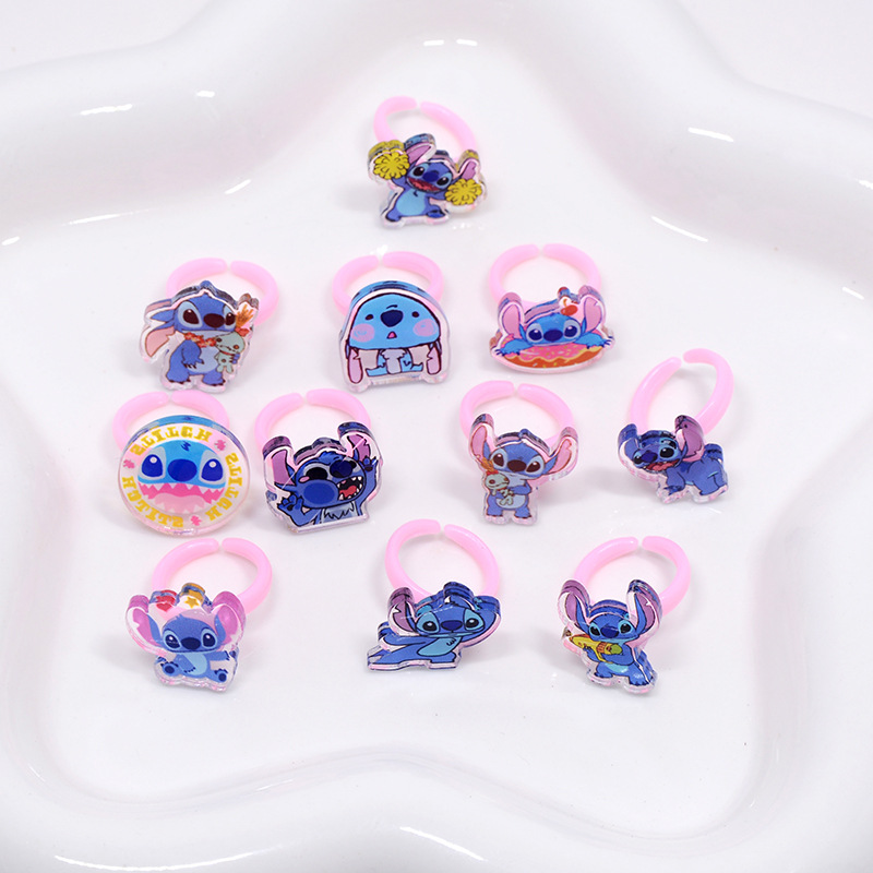 Stitch Acrylic Ring 10/20pcs K - Kids Toys Usa บทวิจารณ์และราคา