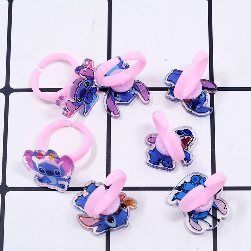 Stitch Acrylic Ring 10/20pcs K - Kids Toys Usa บทวิจารณ์และราคา