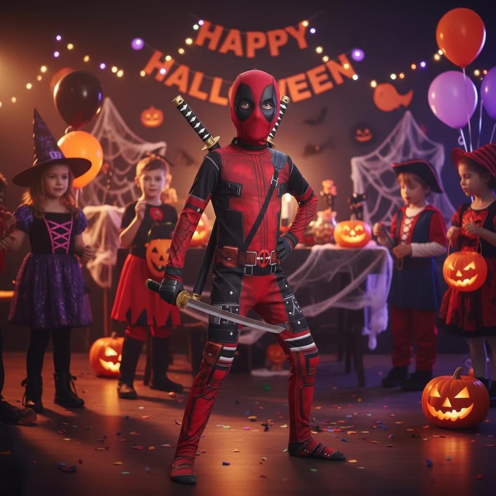 3-12Y Kids Deadpool Costume wi - Kids Toys Bag บทวิจารณ์และราคา