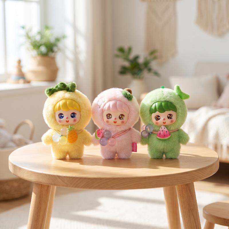 Cute Fruit Plush Doll Keychain - Kids Toys Bag บทวิจารณ์และราคา