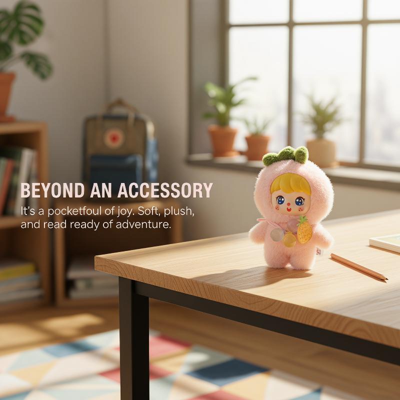 Cute Fruit Plush Doll Keychain - Kids Toys Bag บทวิจารณ์และราคา