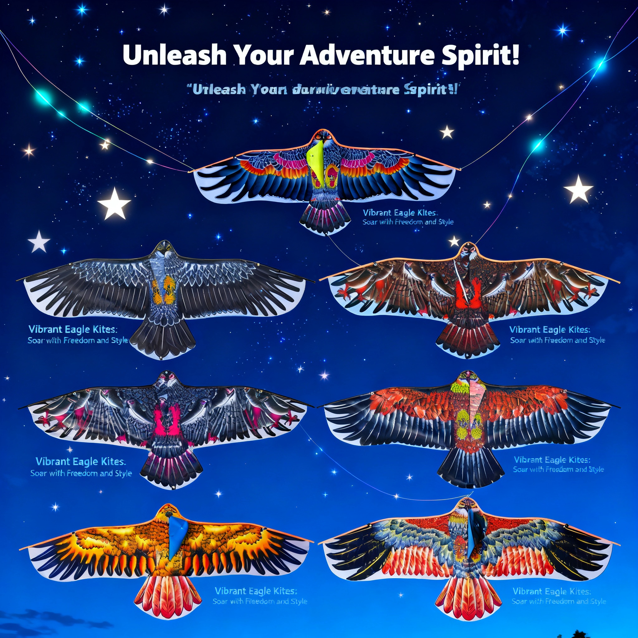 1.1m Eagle Kite With 30m Kite  - Kids Toys Usa บทวิจารณ์และราคา