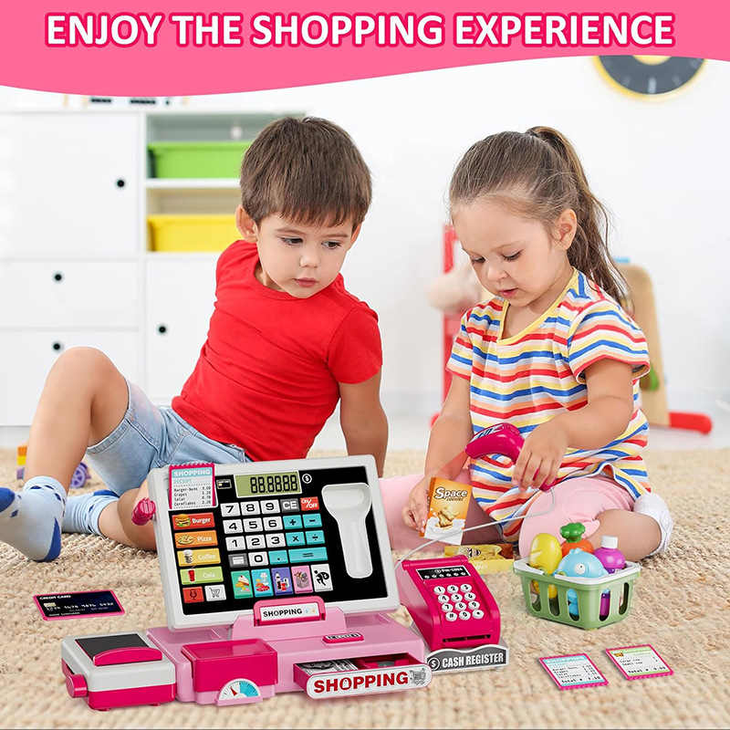 Shopping Cash Register Playset - Toy Cash Register บทวิจารณ์และราคา