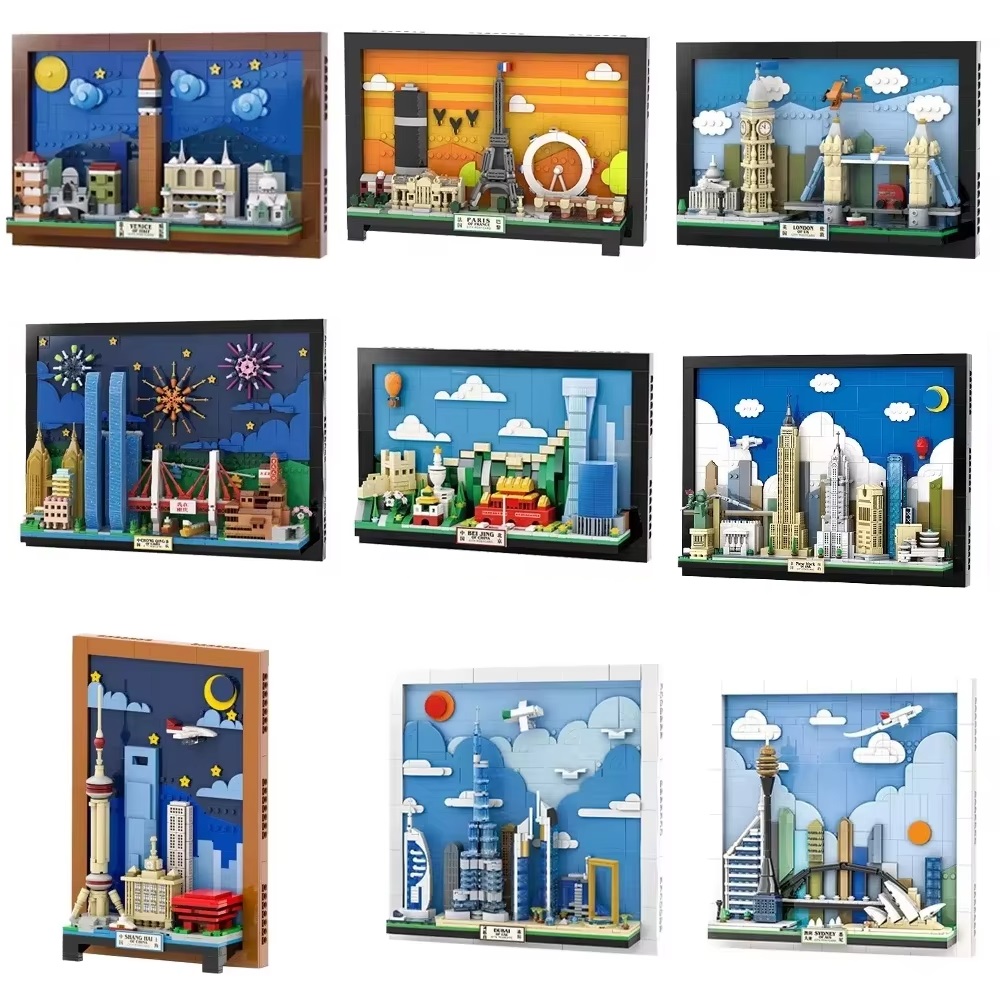 City Postcard Puzzle Blocks MO - Kids Toys Paris บทวิจารณ์และราคา