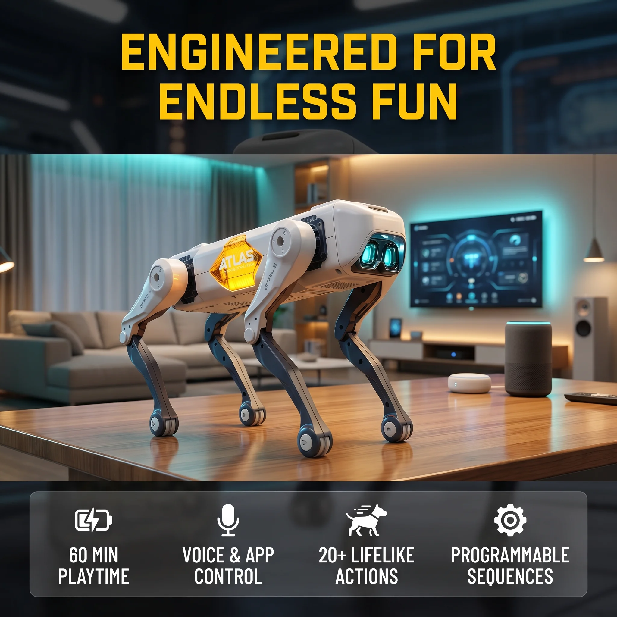 AI Smart Robot Dog, Voice & AP - Kids Toys Usa บทวิจารณ์และราคา