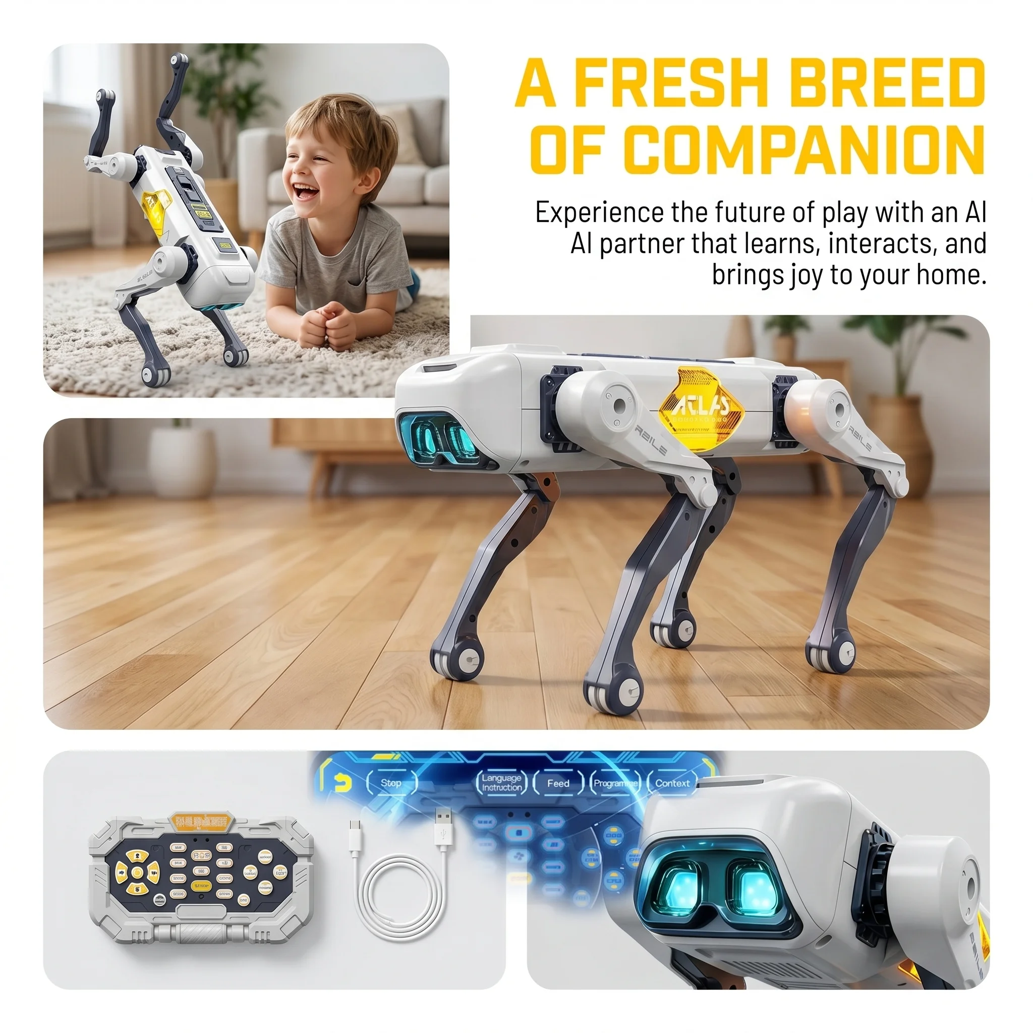 AI Smart Robot Dog, Voice & AP - Kids Toys Usa บทวิจารณ์และราคา