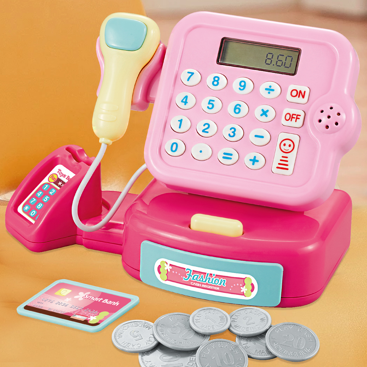 Supermarket Calculator Cash Re - Toy Cash Register บทวิจารณ์และราคา