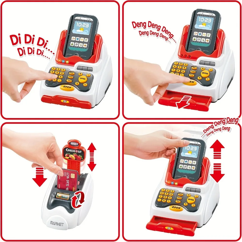 33PCS Toy Cash Register for Ki - Toy Cash Register บทวิจารณ์และราคา