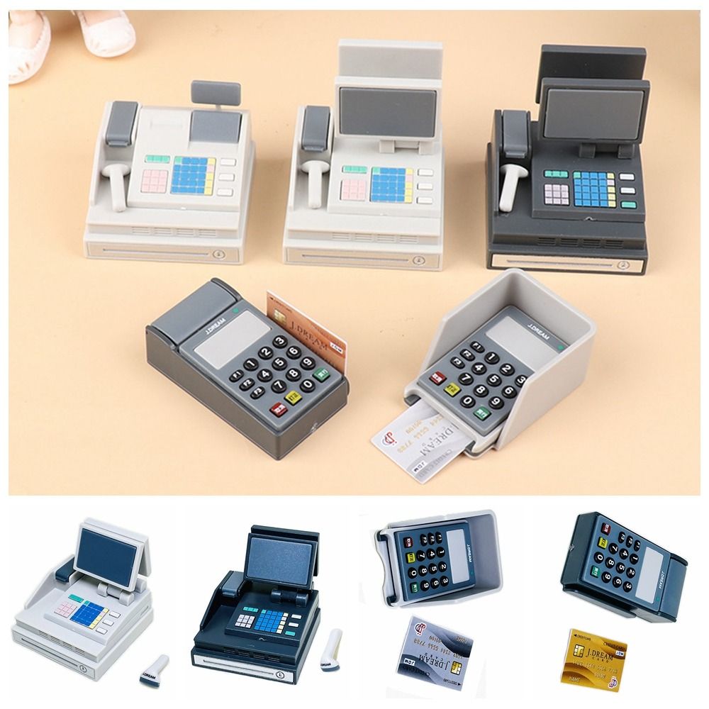 DIY Dollhouse POS Machine Play - Toy Cash Register บทวิจารณ์และราคา